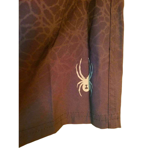 Spyder Swim Men's Shorts Size Large 34 INSEAM 10 IN Black Swim Trunks Surf NWT - Picture 3 of 5